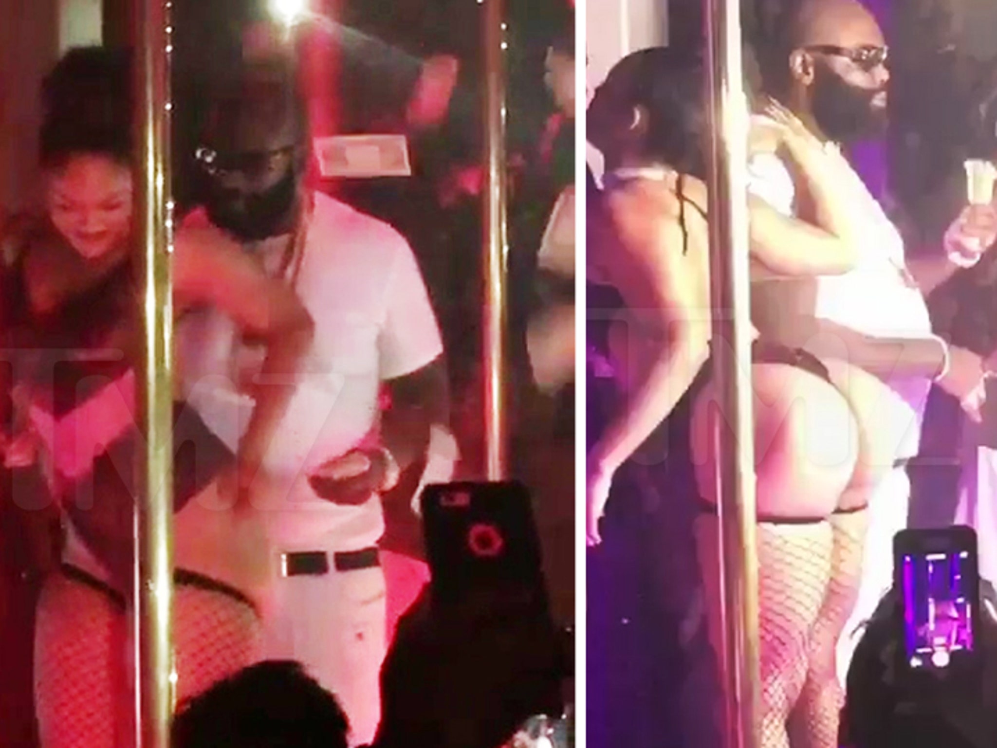 2048px x 1537px - Rick Ross Makes It Rain on Strippers