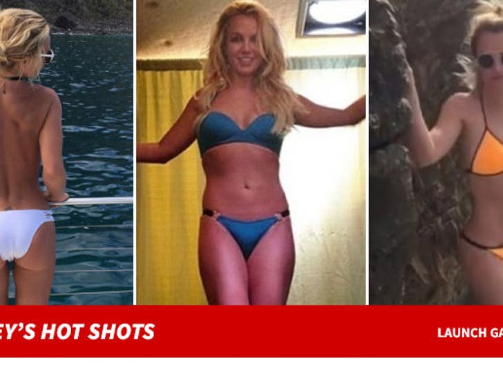 Britney Spears Strikes Yoga Poses in Bikini Post-Facility Check Out