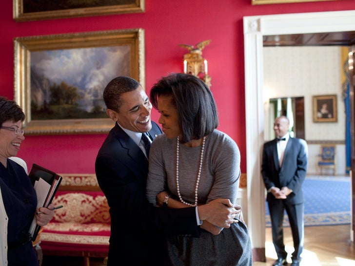 Barack and Michelle Obama Together In The White House