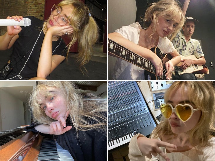 Sabrina Carpenter Making Music To Celebrate Her New Album Short N' Sweet!