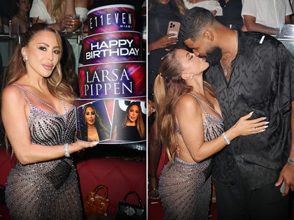 larsa pippen jeff coby birthday e11even miami launch getty