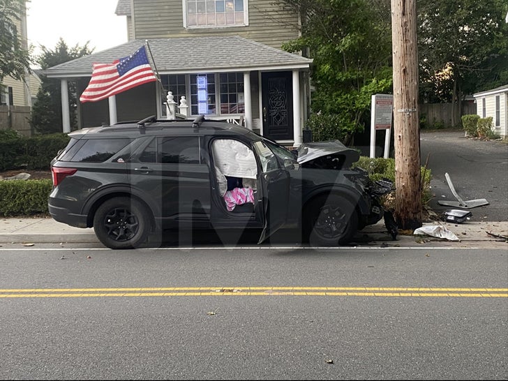 'Nip/Tuck' Star Dylan Walsh & Family Members Car Crash Photos