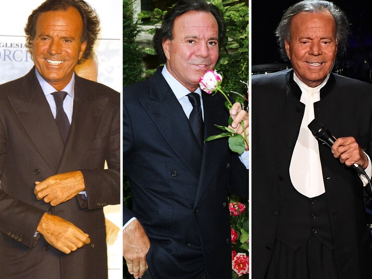 Julio Iglesias Through The Years