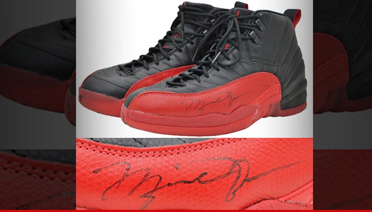 jordan's flu game shoes