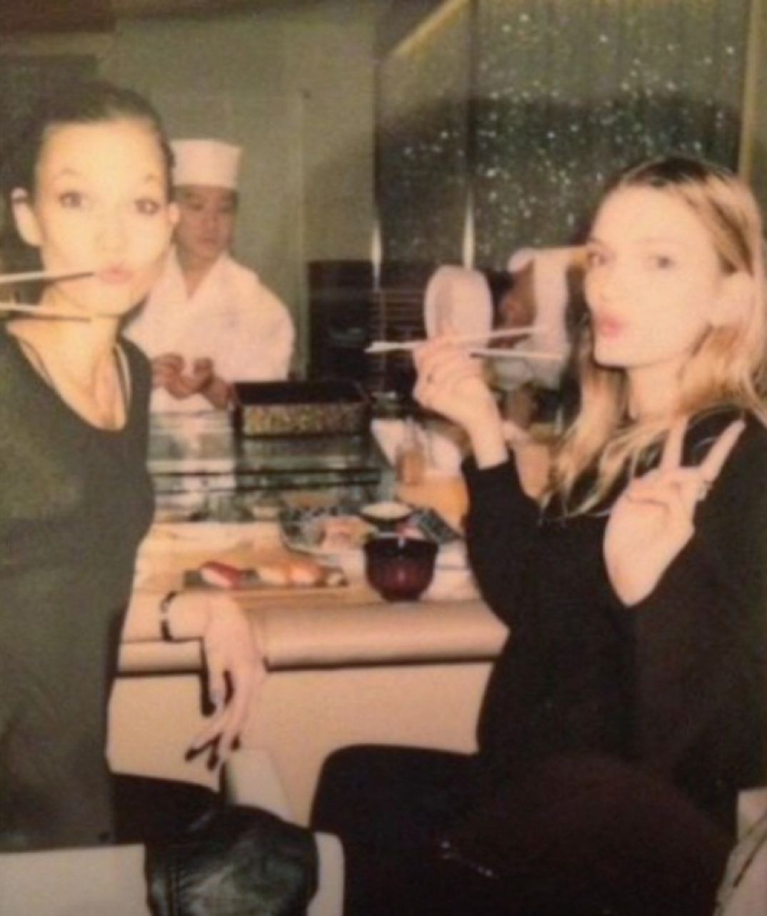 Karlie Kloss and Lily Donaldson