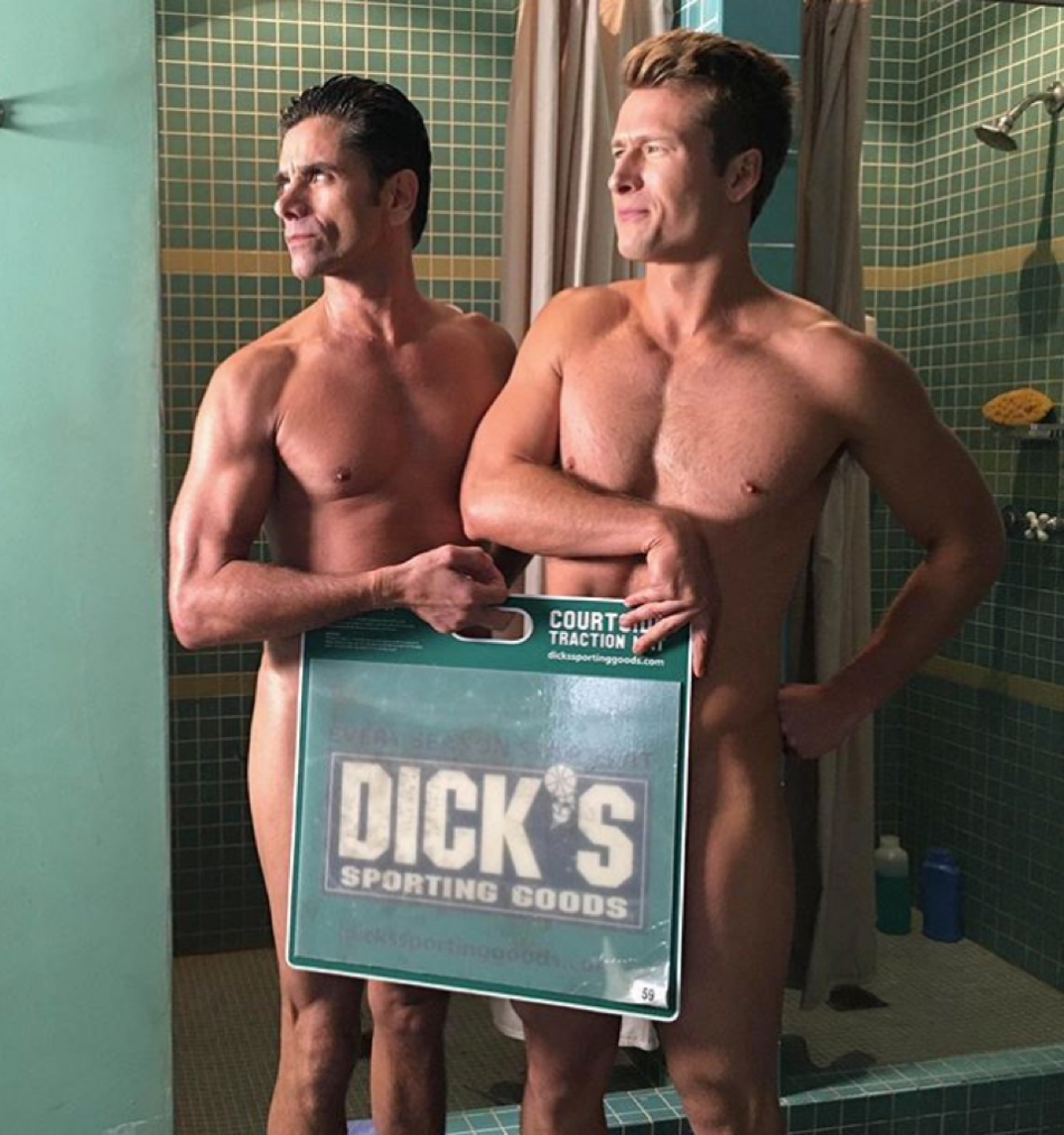 John Stamos (55) vs. Glen Powell (30)