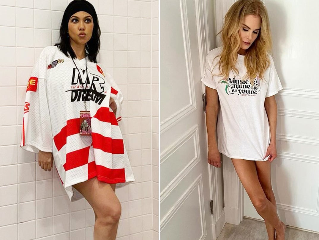 Kourtney Kardashian vs. Nicole Kidman -- No Pants Edition