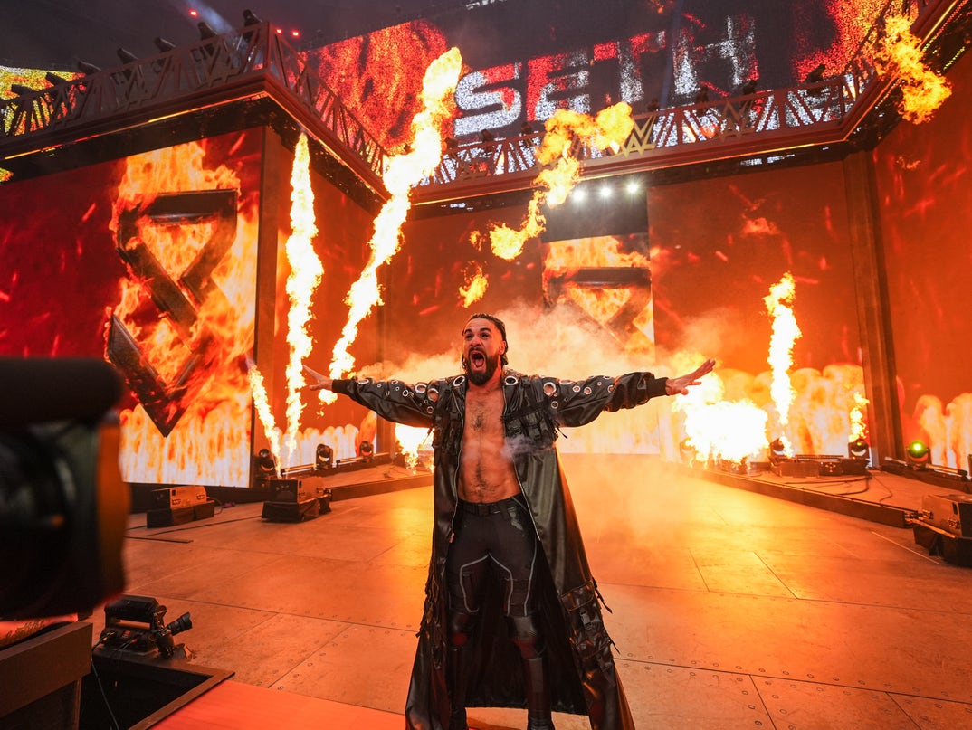 Seth Rollins burns it down!