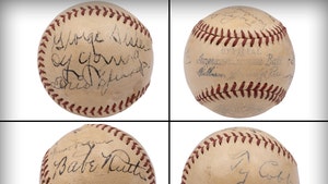 Ruth, Cobb, Cy Young Autographed Baseball Up For Auction, Signed By Inaugural Class