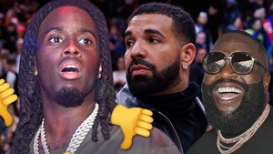 Kai Cenat drake and rick ross getty 1