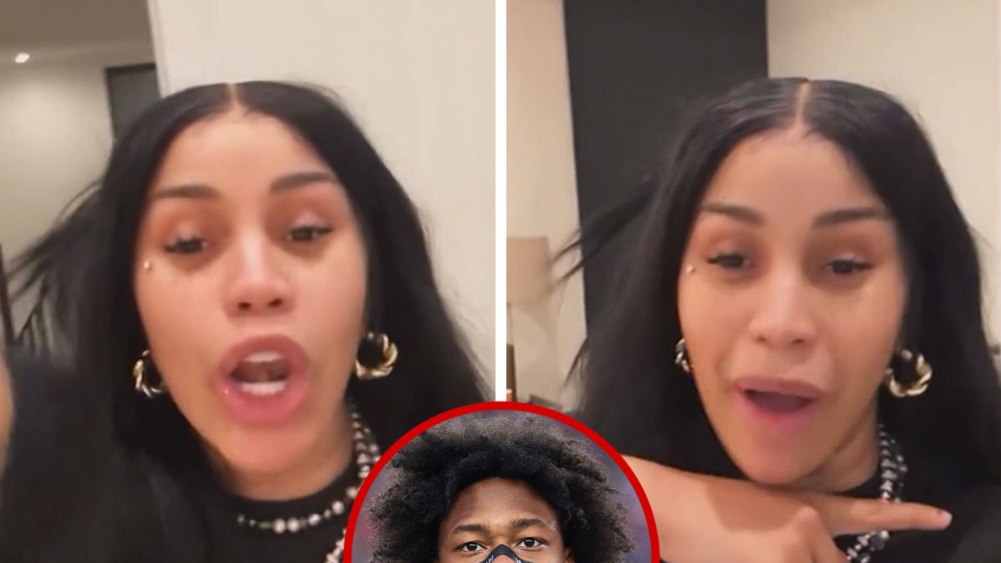 Cardi B Loses It After Stefon Diggs' Patriots Win, Enjoy Mexico, Chargers!