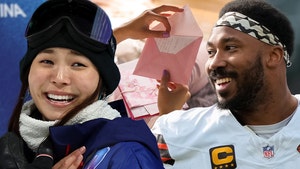 chloe kim and myles garrett getty 1