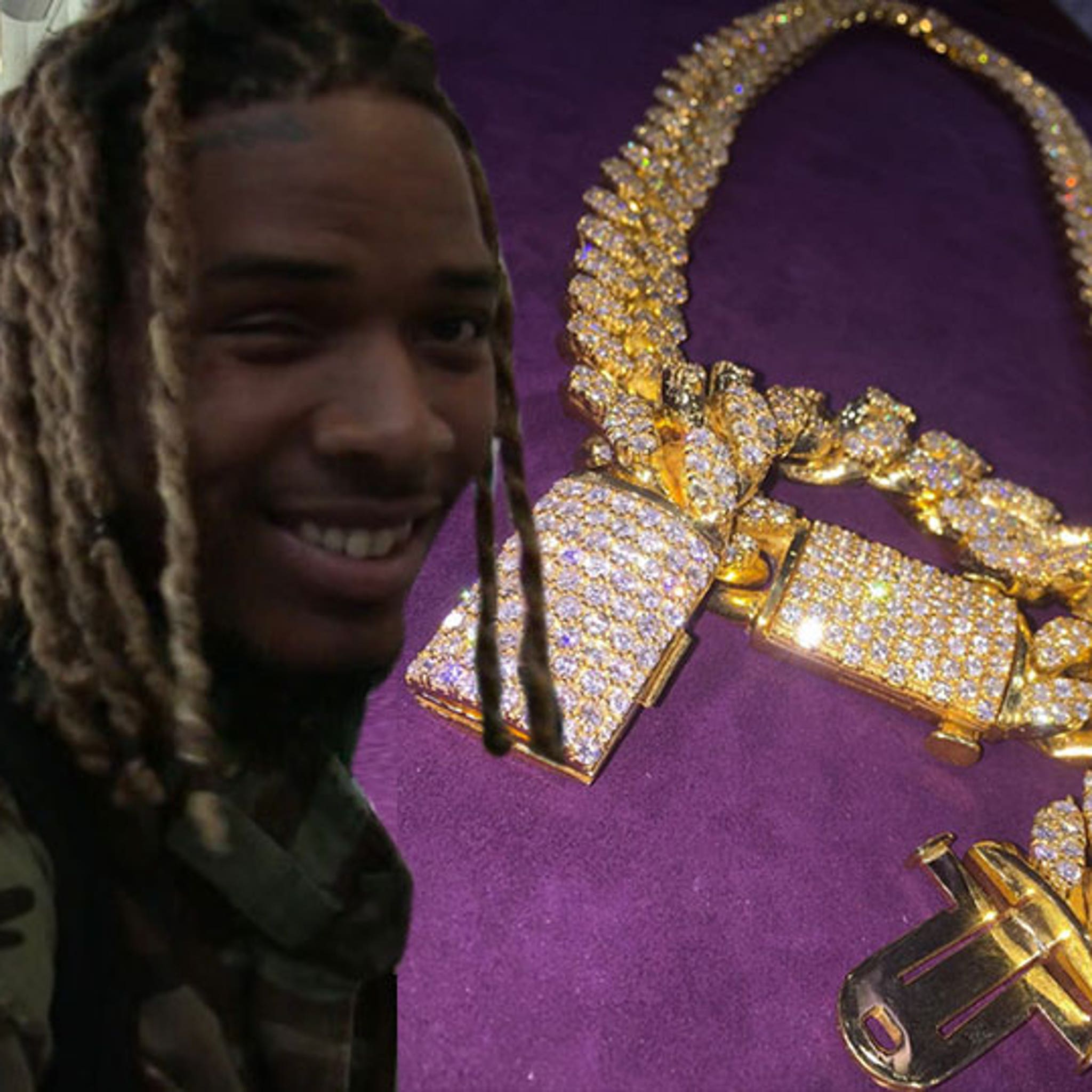 Fetty wap hot sale versace chain