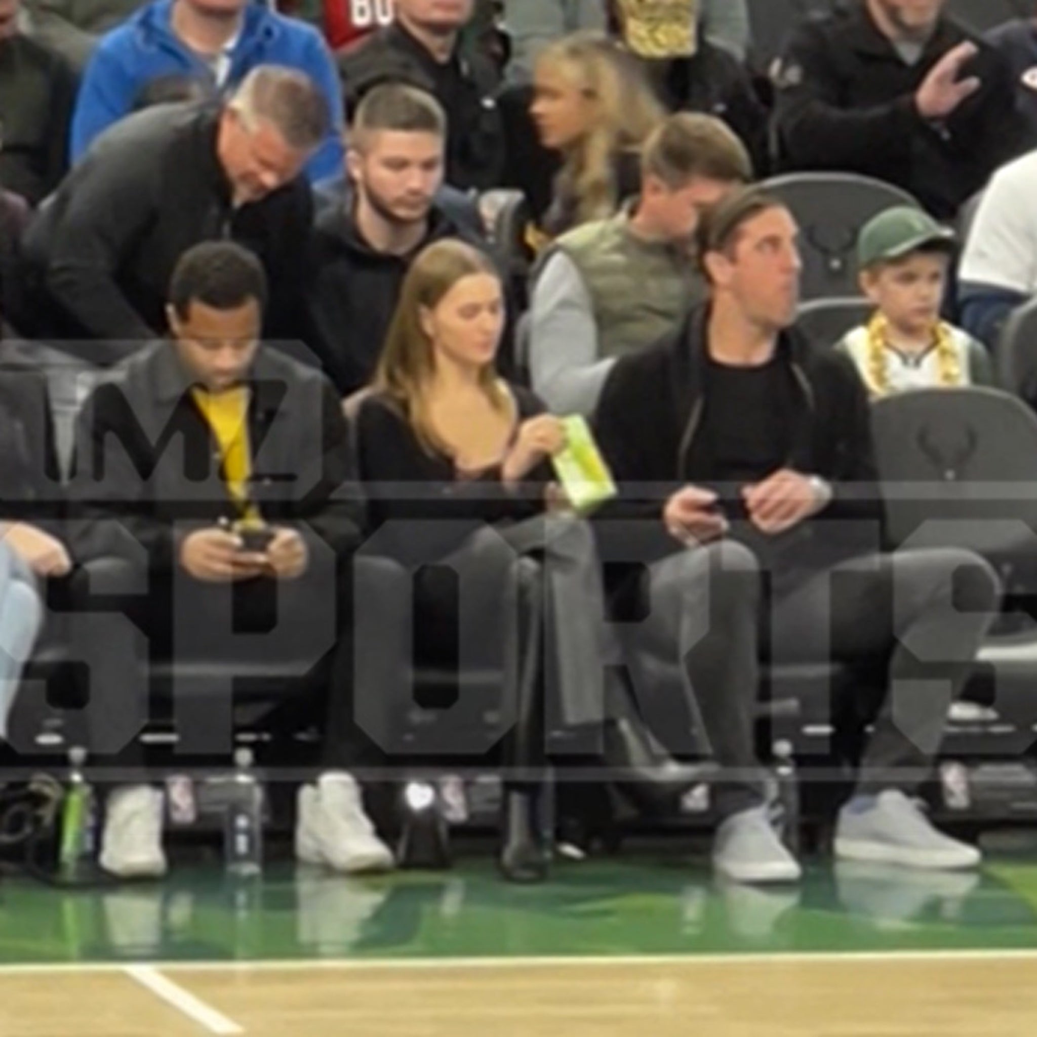 Look: Mallory Edens Sitting Next To Aaron Rodgers Tonight