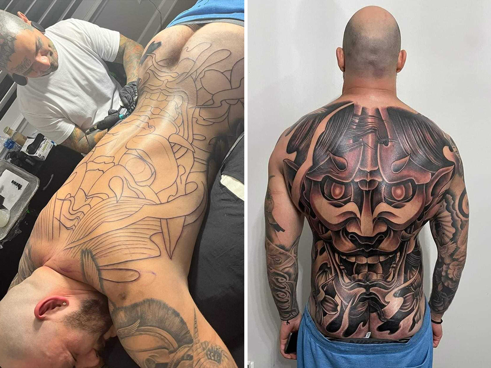 NFLs Adam Gotsis Gets Massive 3Foot Tattoo Covering Back  Butt