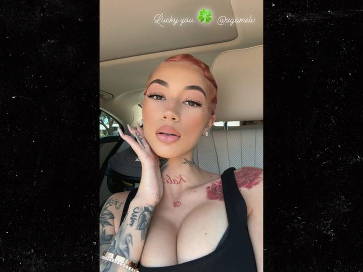 Bhad Bhabie Instagram Story