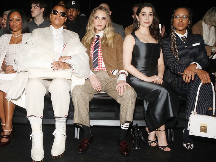 Big Stars Flock To The Thom Browne Ready to Wear NYFW Show