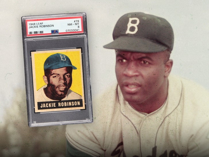 Kartu Baseball Jackie Robinson