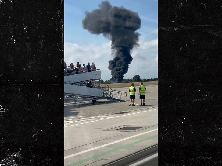 Small Plane Erupts in Fiery Crash at London Southend Airport