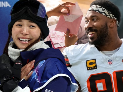 chloe kim and myles garrett getty 1