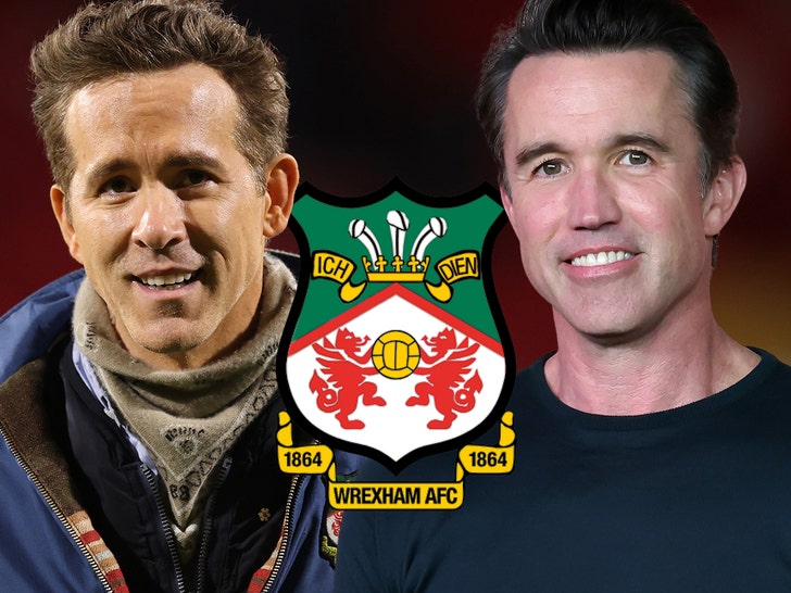 Ryan Reynolds and Rob McElhenney Wrexham club getty comp