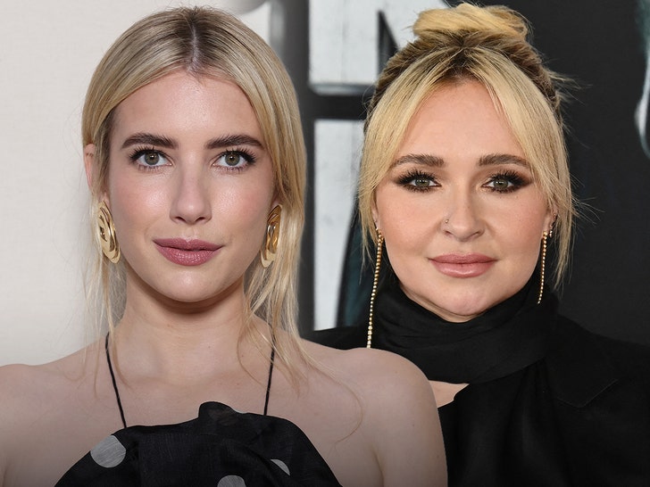 emma Roberts and hayden panettiere getty 1