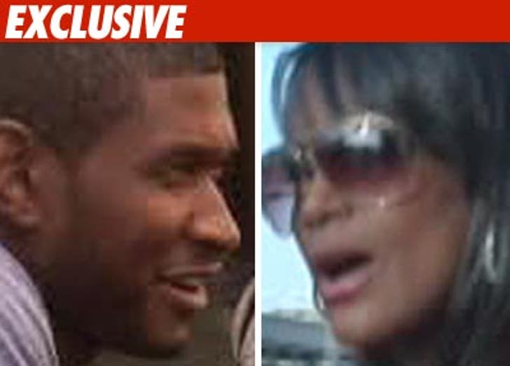 Usher to Cops -- My Baby Mama Attacked My Ride :: 1009_usher_tameka_raymond_ex-1