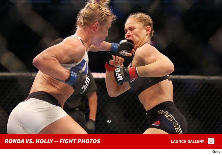 Ronda Rousey vs. Holly Holm -- The Fight Photos