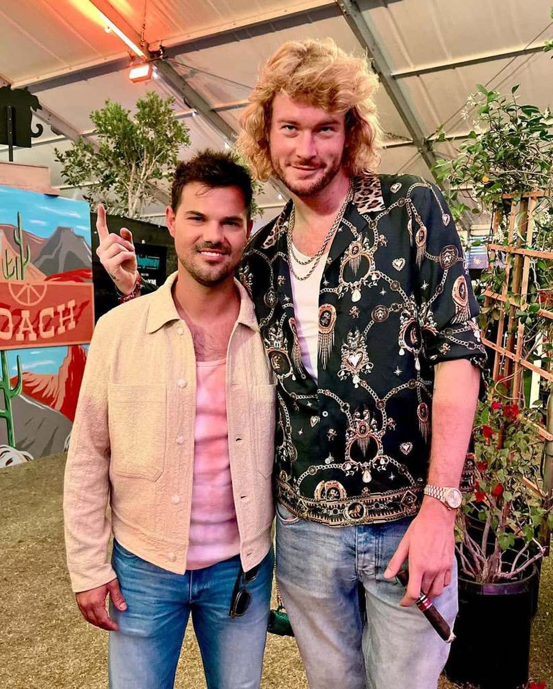Taylor Lautner and Yung Gravy