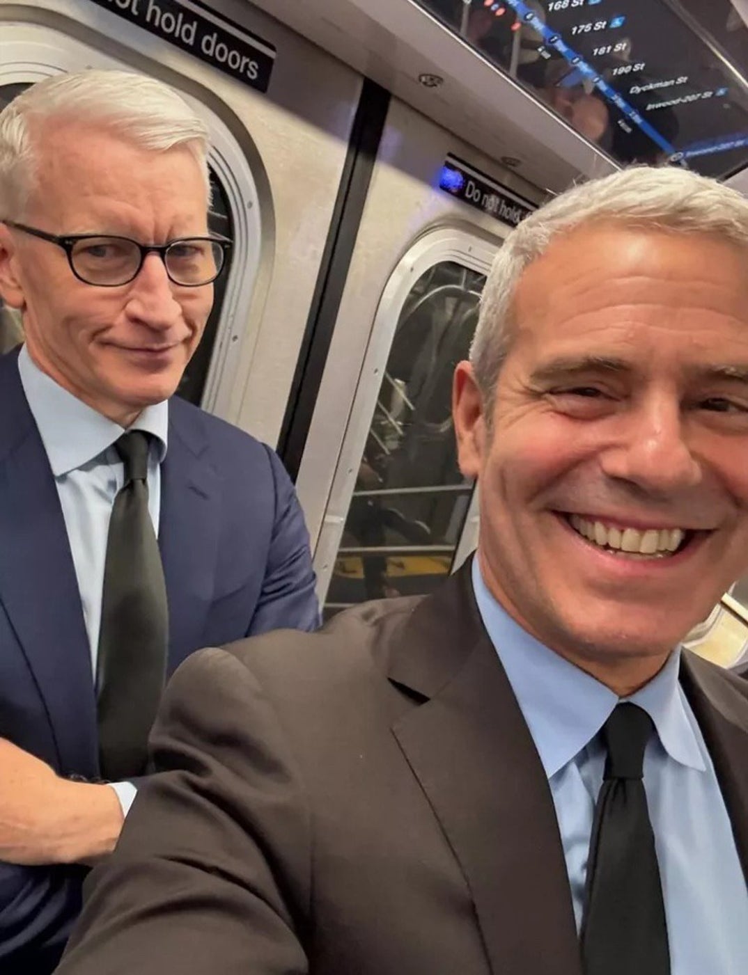 Anderson Cooper and Andy Cohen