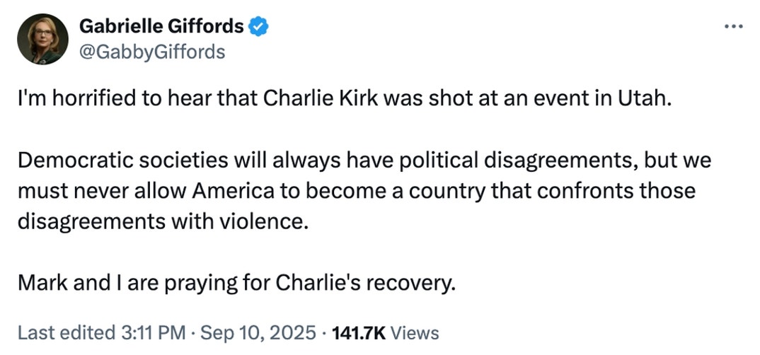 Politicians Reach To Charlie Kirk Shooting 1