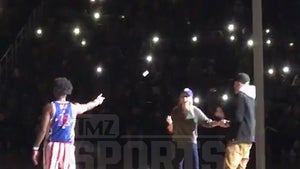 Globetrotters Serenade Reese Witherspoon & Hubby with 'My Girl'