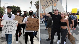 Celebrities Hit Los Angeles Streets To Protest George Floyd's Death