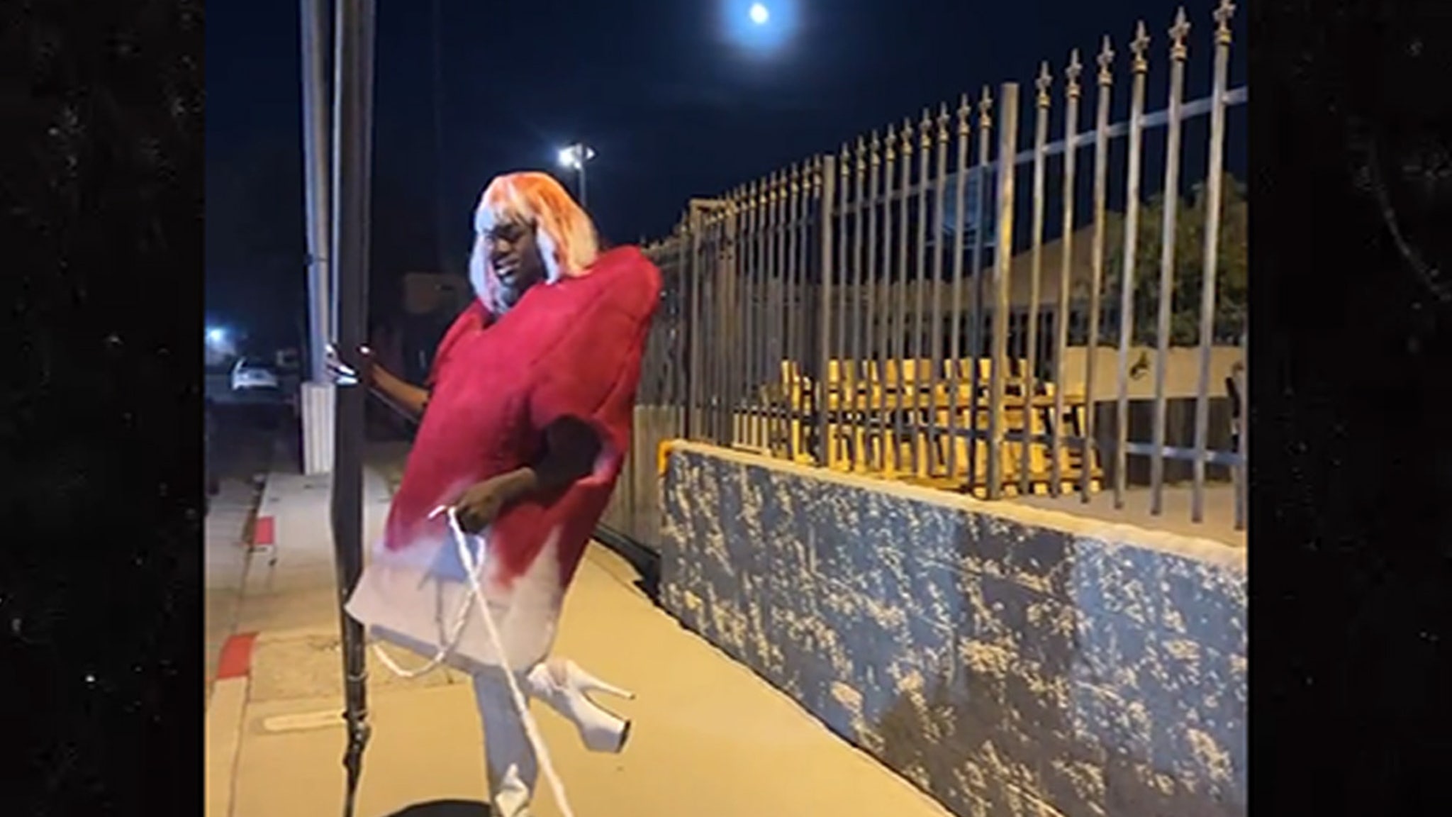 Lil Nas X Dresses as Bloody Tampon for Halloween #LilNasX