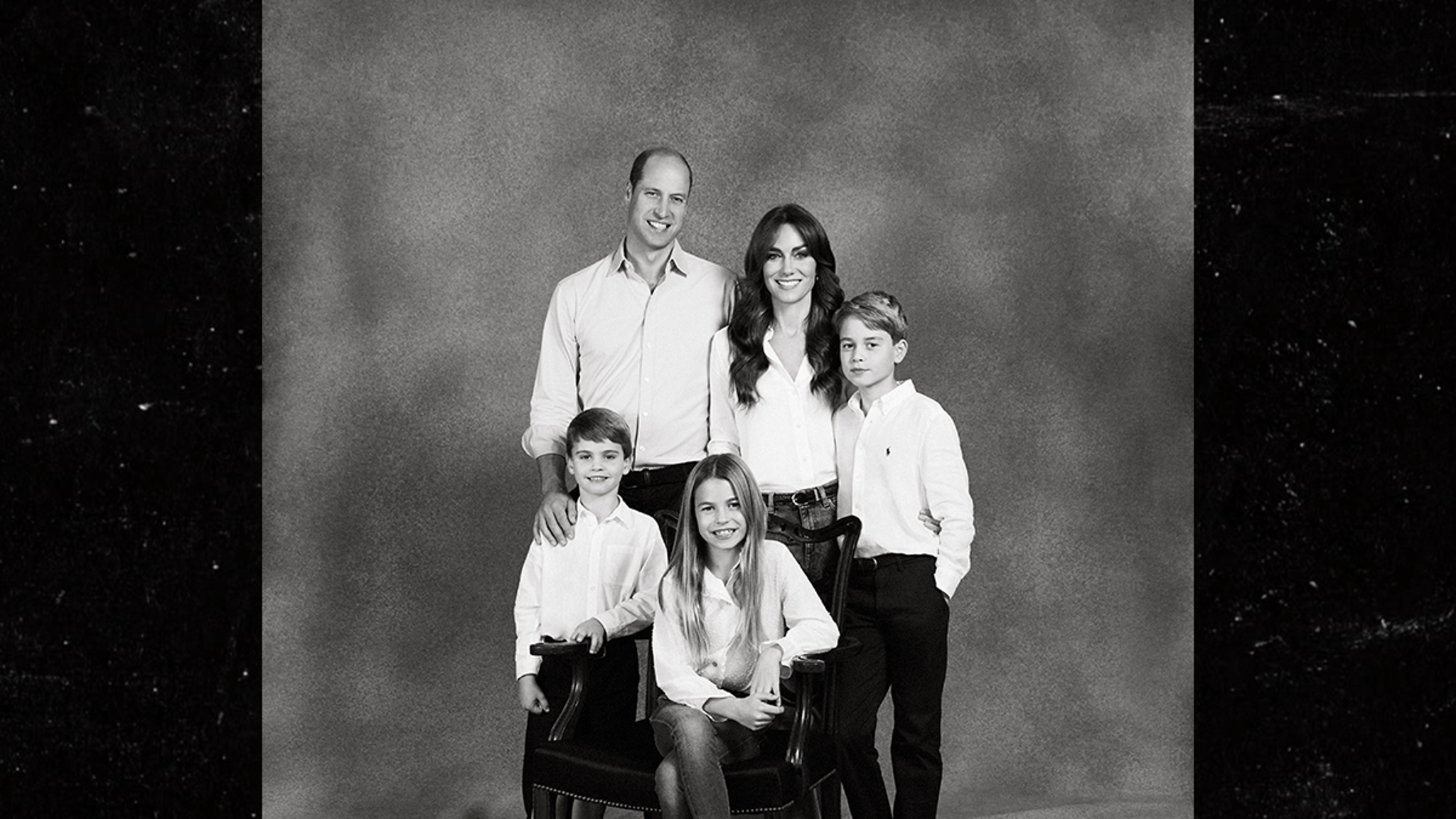 Carte de Noël de la famille Prince William et Kate Middleton, décontractée et sereine