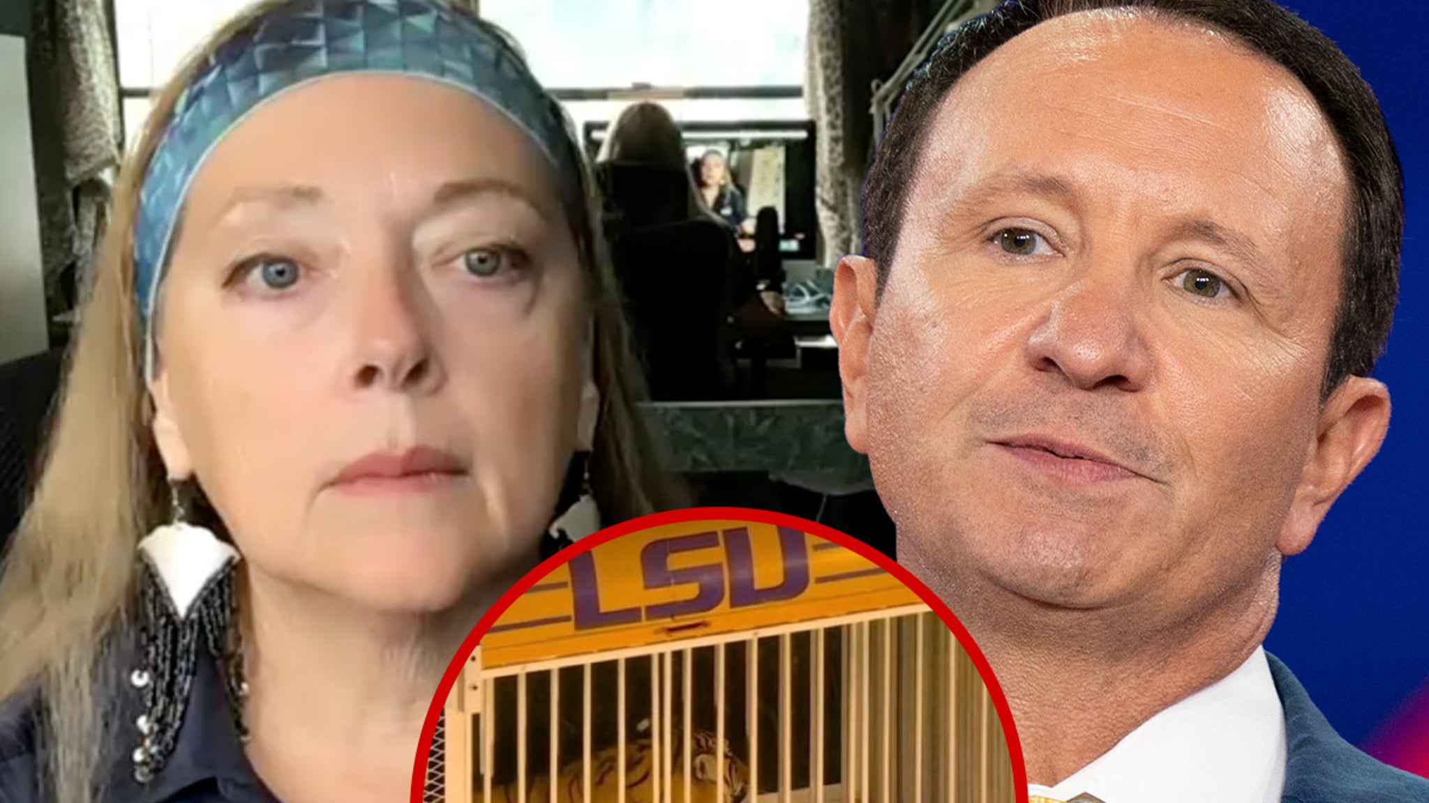 Carole Baskin Slams Louisiana Governor For Live Tiger At LSU Game