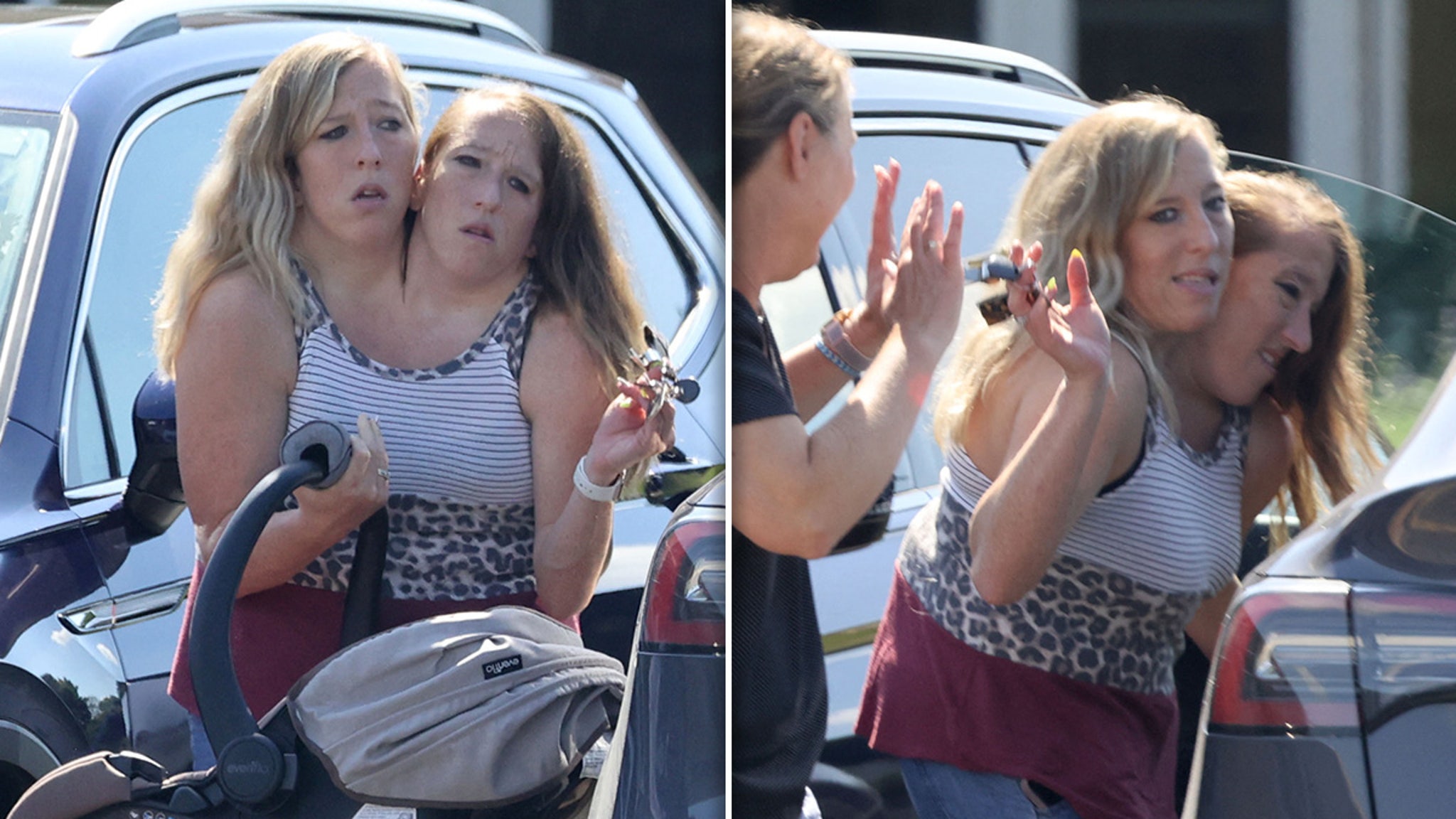 Conjoined Twins Abby & Brittany Hensel Stop For McDonald’s with Newborn