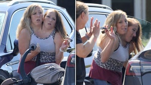 Conjoined Twins Abby & Brittany Hensel with New Baby at McDonald's launch mega