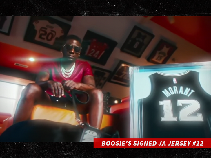 Boosie's Signed Ja Jersey #12