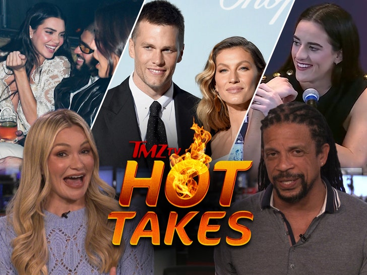 TMZ TV Hot Takes: Kendall & Bad Bunny, Gisele Mad at Tom, Caitlin Clark
