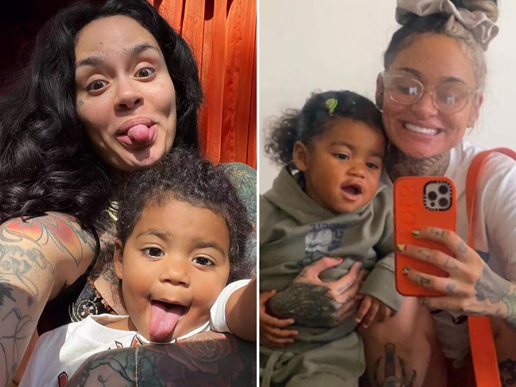 Kehlani e sua figlia Adeya Nomi insieme