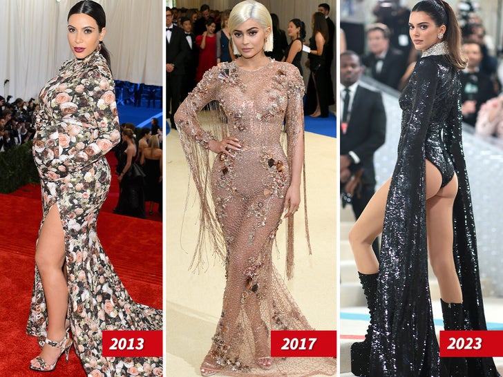 Kardashian-Jenner Met Gala Looks Through The Years