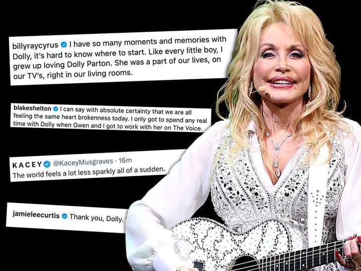 Celebs React to Dolly Parton’s Death