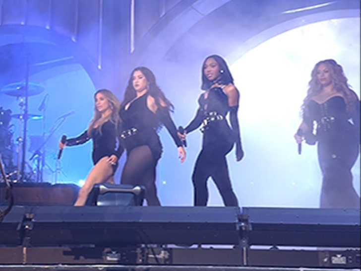 Fifth Harmony dazzles in glittery ensembles