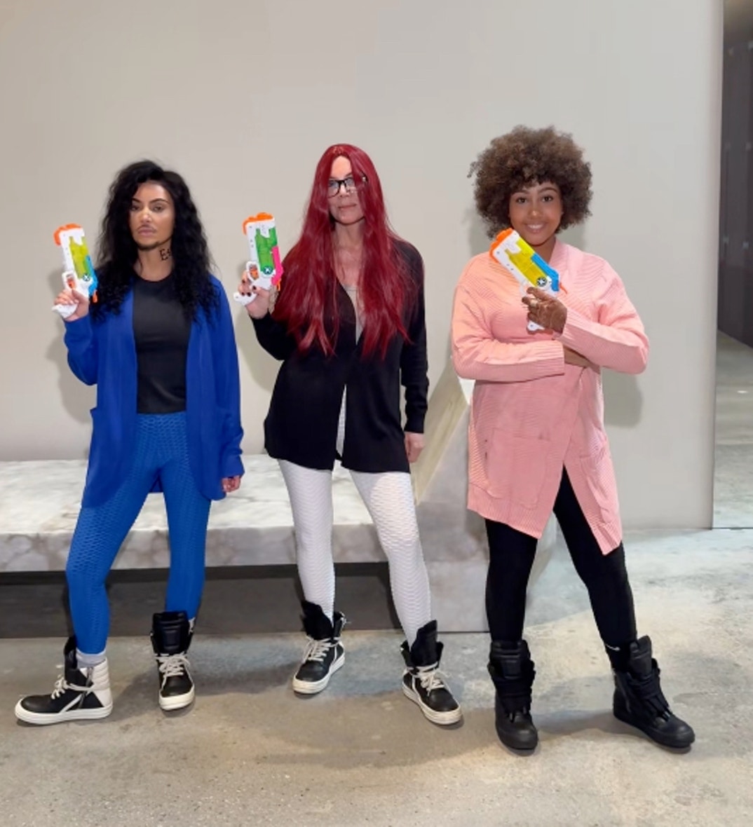 Kim Kardashian, Kris Jenner and North West