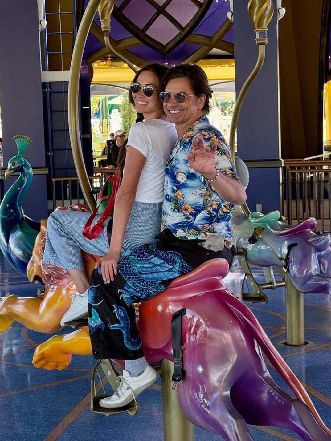 Caitlin and John Stamos