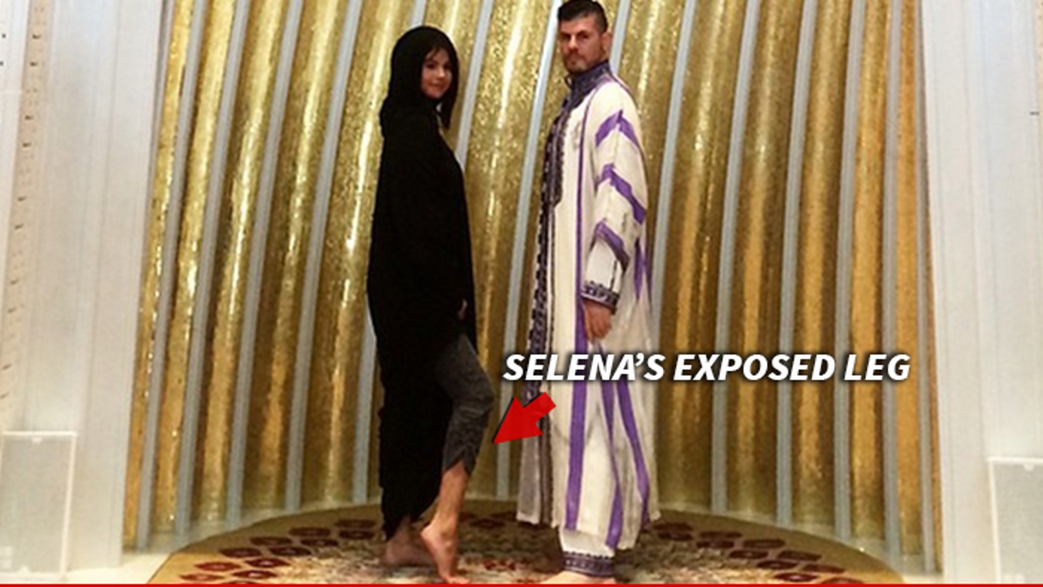 Selena - Selena Gomez -- Ankle Porn in Abu Dhabi Pisses Off Mosque Leaders