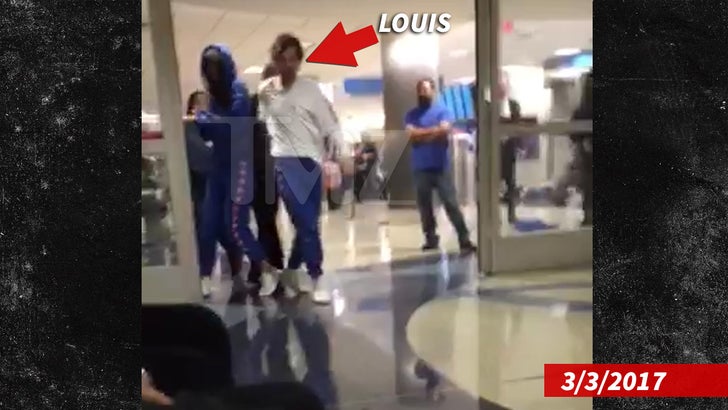 Louis Tomlinson Arrest Scene (VIDEO)