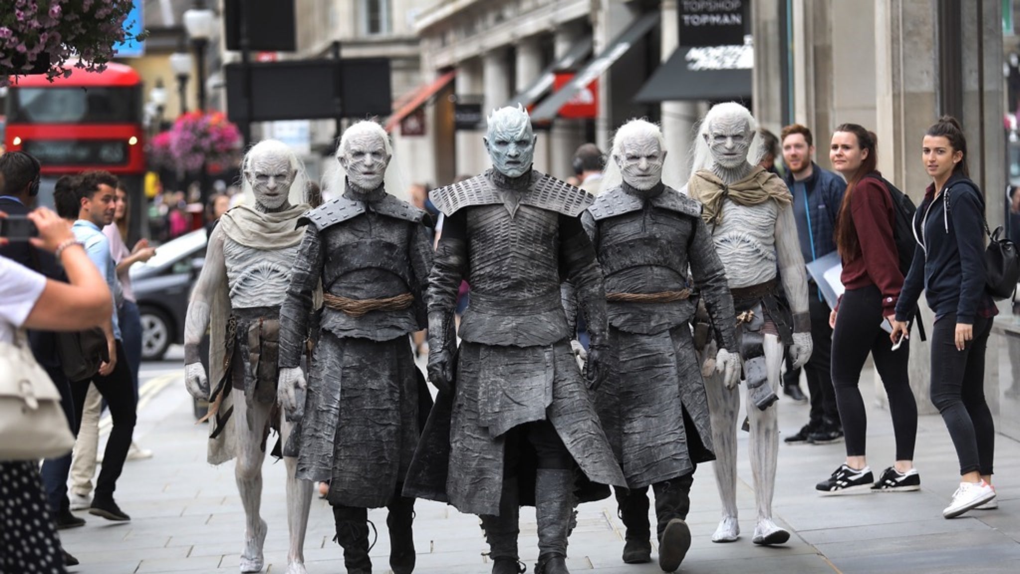 White Walkers Spotted on the Streets of London See the 'GOT' Shots!