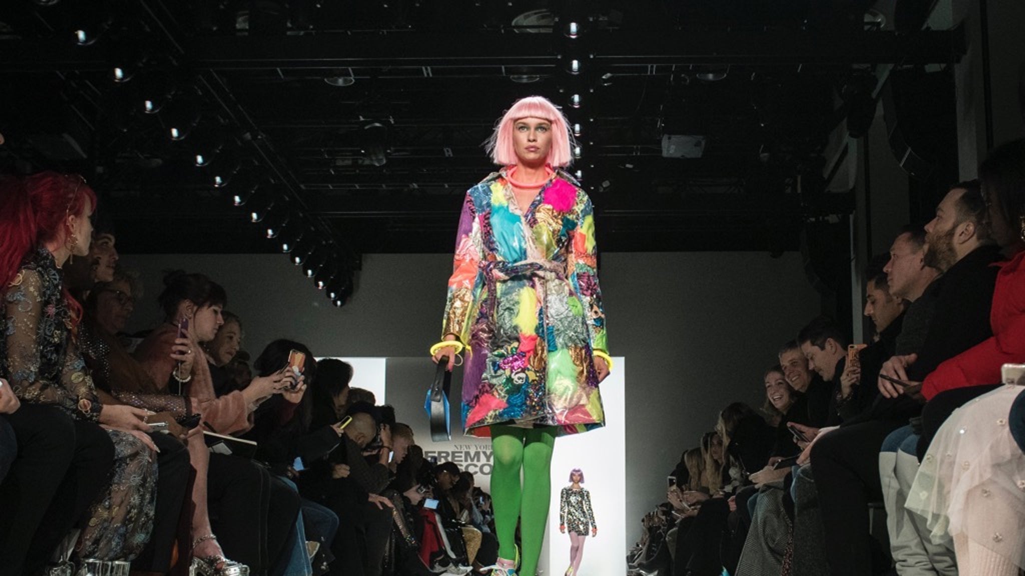 Models Walk for Jeremy Scott and Tom Ford at New York Fashion Week